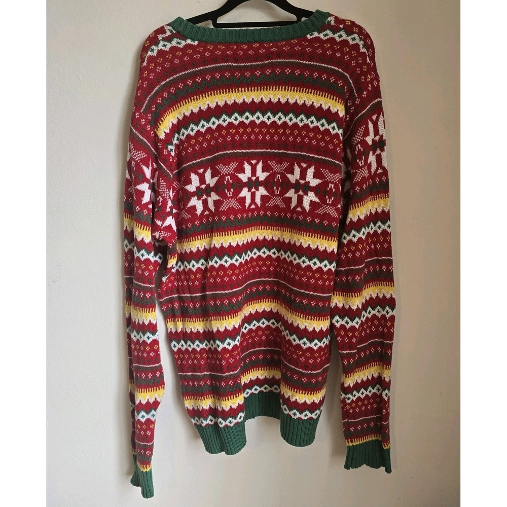 33 Degrees Christmas Sloth Sweater Size Large - Picture 8 of 8